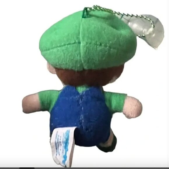 Baby Luigi - Mario Party Japanese Nintendo 2003 Hanging Plush 2.5” 💚👾🎮✨ - Picture 2 of 4